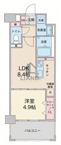 アーヴェンス吉塚　東吉塚小学校区の間取り