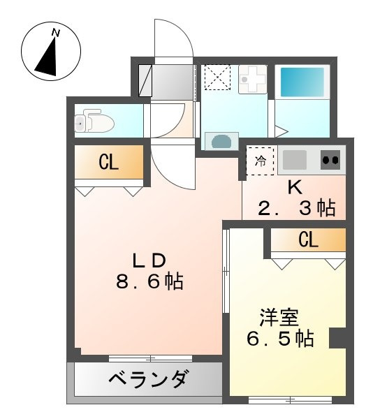 エルフ湘南の間取り|間取り