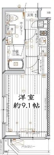 レガリス馬込パークサイドの間取り|間取りです。