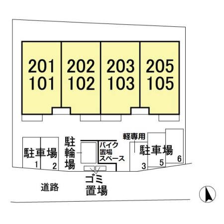 エスポワールの区画図