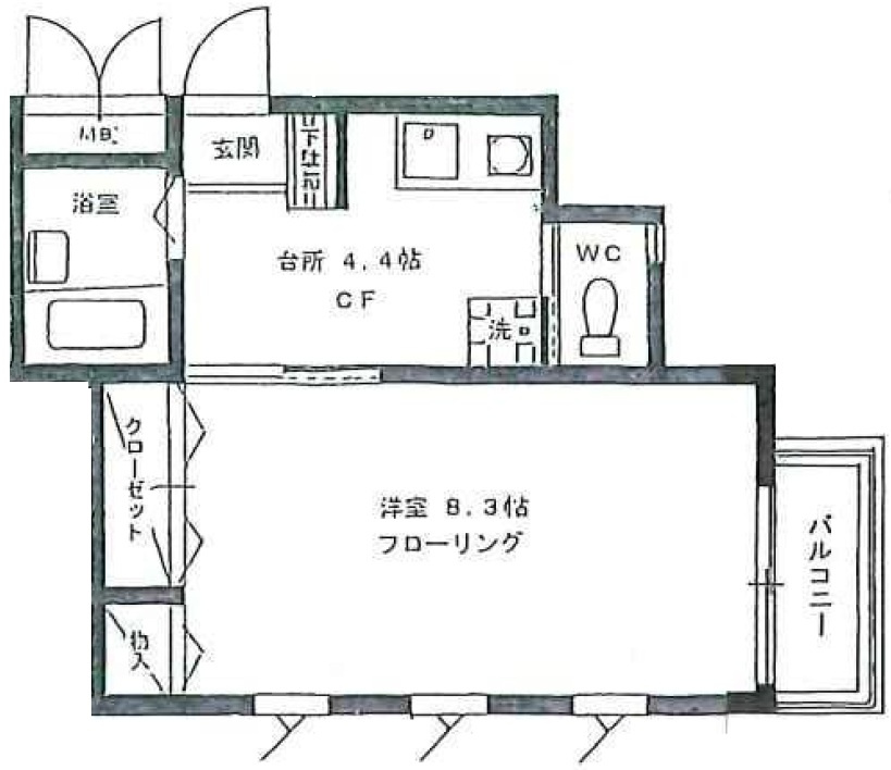 モンペリエ2の間取り