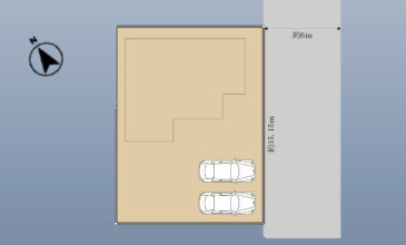 取手市戸頭19期　新築戸建の区画図|敷地広々、地盤調査済みで安心。駐車や生活動線も快適です。