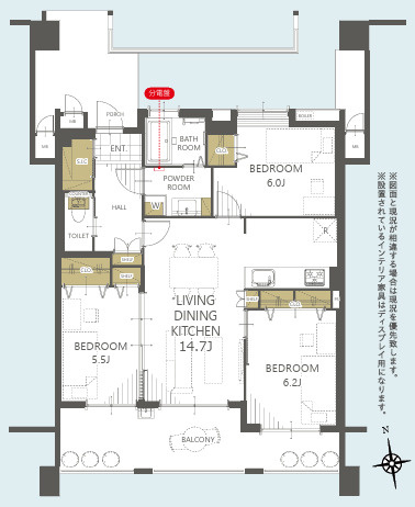 【間取り】 | アクアサージュ大手町☆仲介手数料無料☆