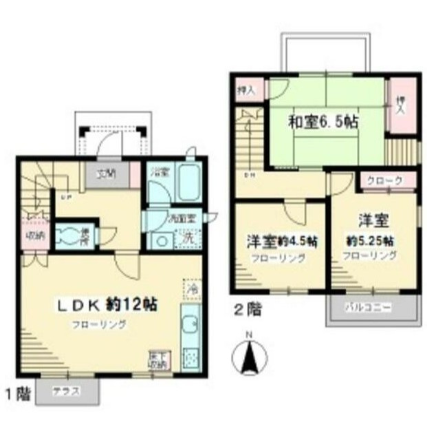 川崎市多摩区菅仙谷２丁目の一戸建ての間取り