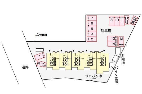 【駐車場】 | クレールアンジュ