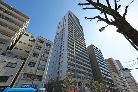 日暮里アインスタワーの外観|日暮里アインスタワー：ペット飼育可能！