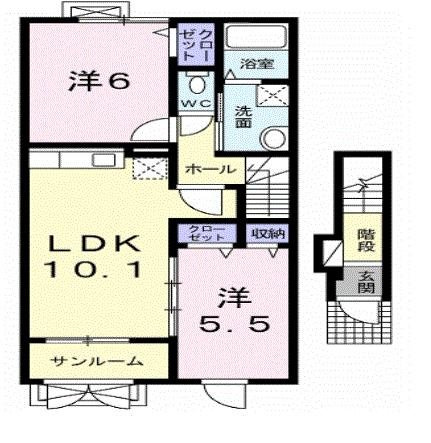 グローリーアカヒラの間取り
