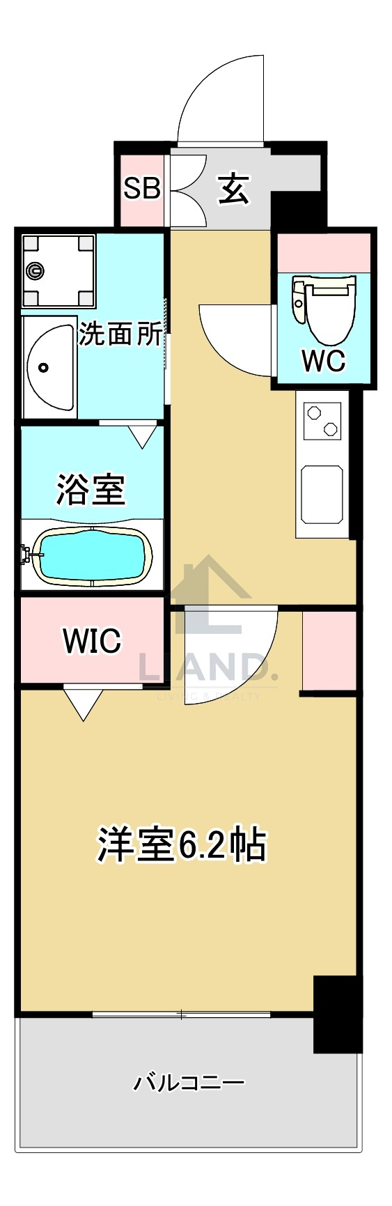 ギャラクシー博多駅北　堅粕小学校区の間取り|ギャラクシー博多駅北