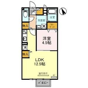 【間取り】 | グランダールクラタ | お部屋の間取りです