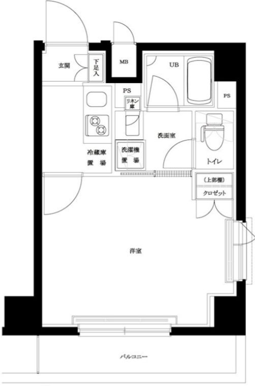 ルーブル両国弐番館の間取り