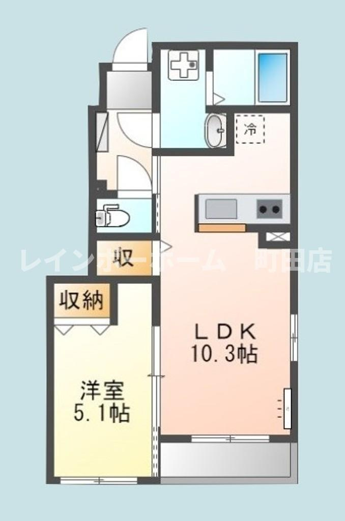 グランディール※初期費用分割後払いサービス利用可能物件の間取り