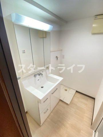 大阪市東淀川区柴島２丁目の賃貸マンションの洗面所