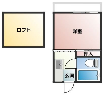 富士ハイツの間取り