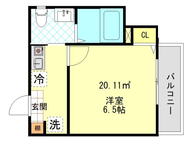 グレイス四ツ木の間取り|間取りです。