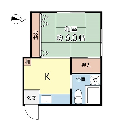 伴アパートの間取り