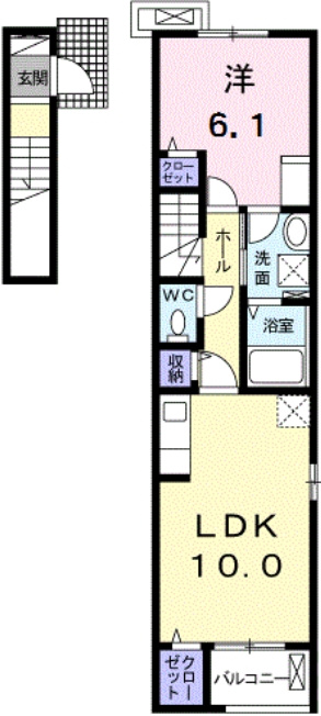 ラビブリアの間取り