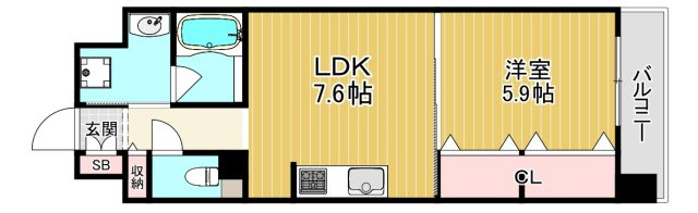 【間取り】 | パトリス城東中央