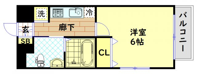 【間取り】 | エステムプラザ大手前エヴァース