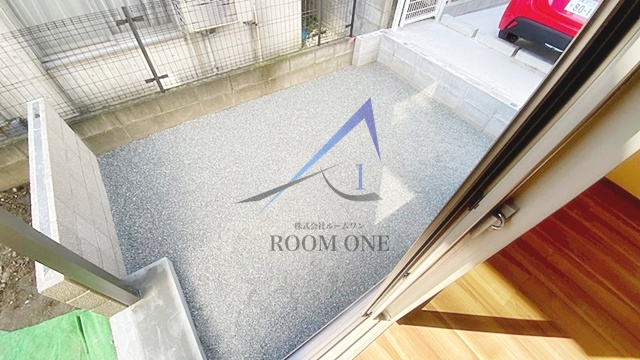 グリグランのバルコニー|専用庭付きです。