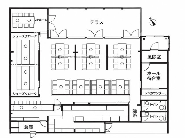 半田市青山３丁目貸店舗の間取り