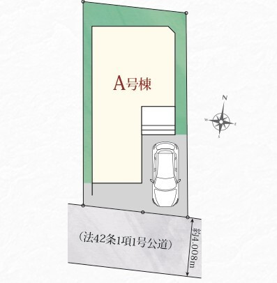 練馬区春日町3丁目　長期優良住宅　ハイグレード仕様　限定1棟の区画図