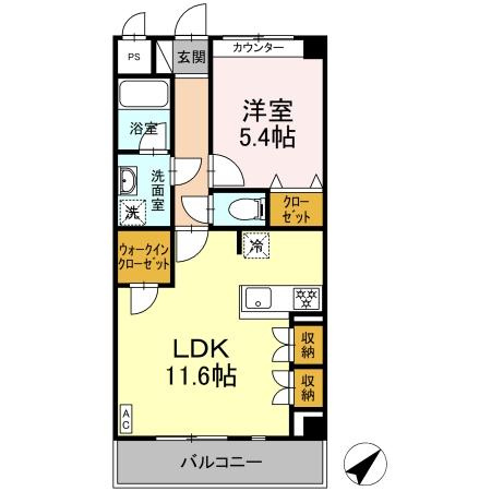 charcoalの間取り