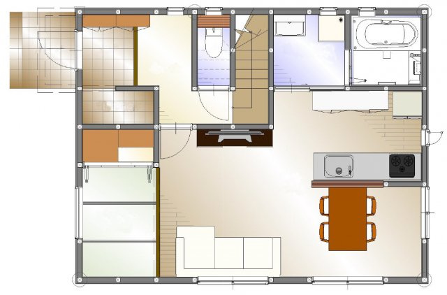 中多良中古戸建の間取り|１F