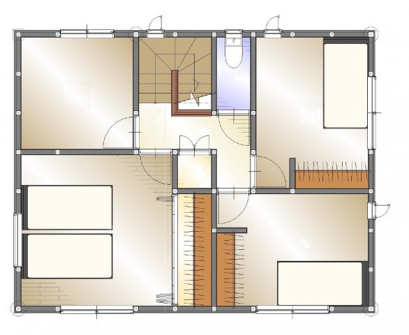 中多良中古戸建の間取り|２F