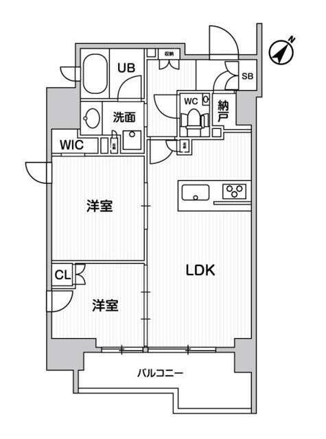 ディームス大井町の間取り