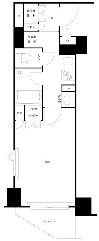 ルーブル大塚伍番館 の間取り|間取りです。
