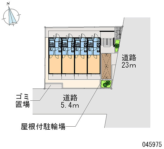 レオパレスルイの区画図