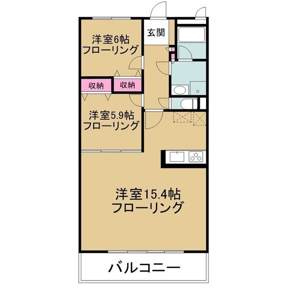 アーバンポイント三好IIの間取り