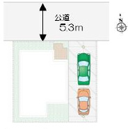 川越市霞ヶ関北３丁目　3LDK戸建の区画図
