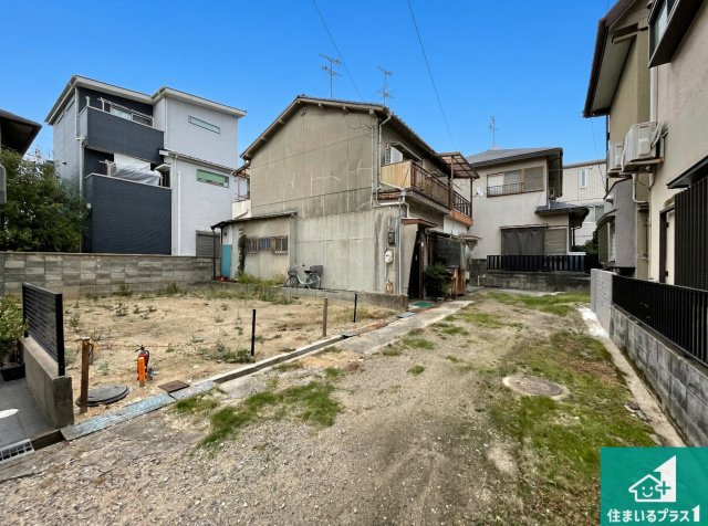 ■尼崎市若王寺　第4期　新築一戸建ての前面道路含む現地写真|周辺は落ち着いた街並みの住宅地！子育てがしやすい住環境です！まだ未完成ですが、現地でしかわからない事もございます。是非一度ご覧ください。