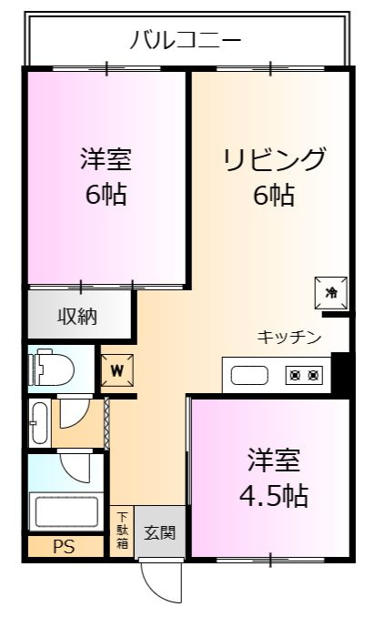 レスポワールⅠの間取り