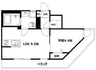 【間取り】 | lien横濱天王町