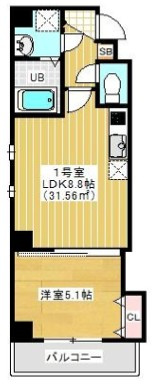 Arcenciel船橋の間取り