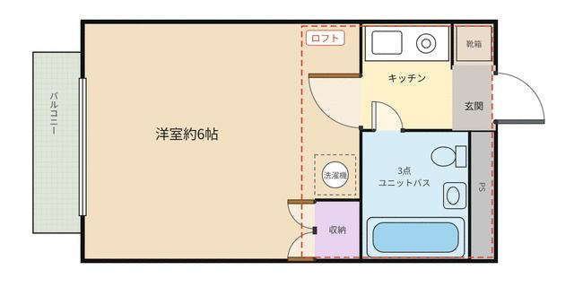 スカイピア石川町の間取り