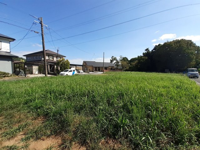 宇土市松山町の売地の外観