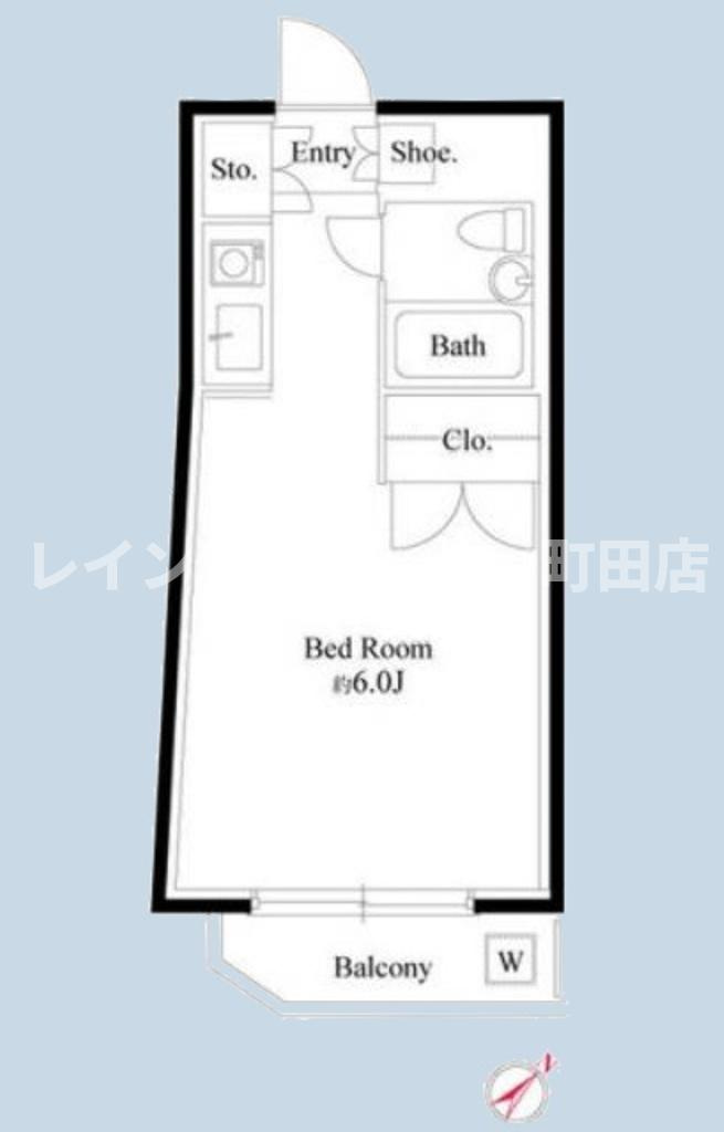 パラドーム相模大野※初期費用分割後払いサービス利用可能物件の間取り