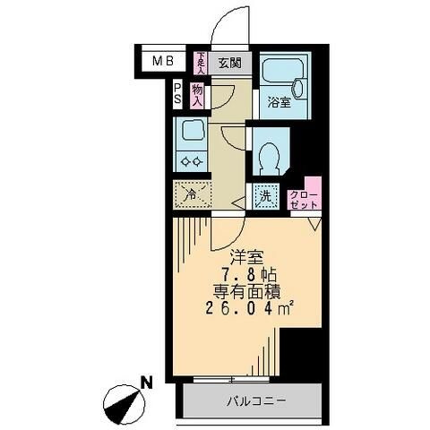アーク銀座京橋の間取り