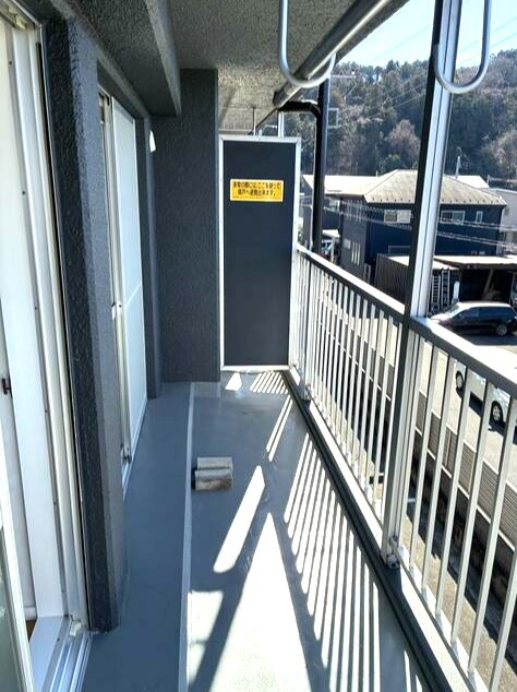 西多摩郡瑞穂町大字駒形富士山の賃貸マンションのバルコニー