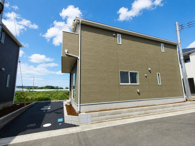 三郷市　戸ケ崎　新築戸建　全2棟の外観|施工例です