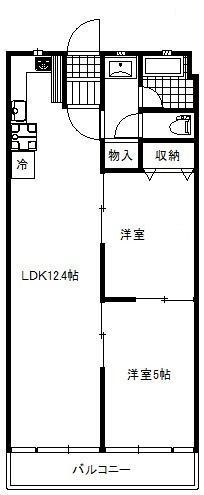 東十条ビルの間取り|間取りです。