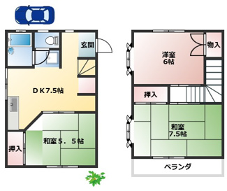 【間取り】 | 萩原アパート