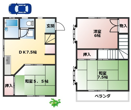 【間取り】 | 萩原アパート