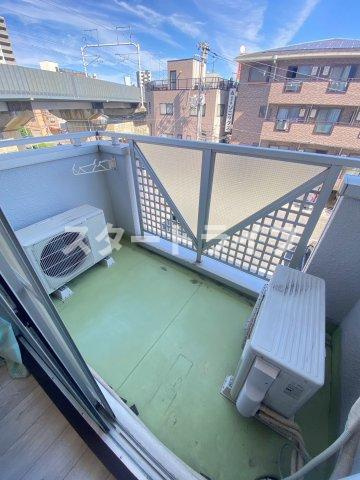大阪市東淀川区豊新５丁目の賃貸マンションのバルコニー