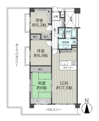 ドムール塚口南の間取り