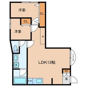 オプサス西新井の間取り|間取りです。