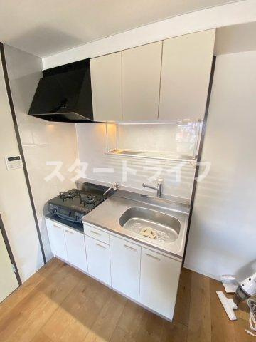 大阪市東淀川区豊新５丁目の賃貸マンションのキッチン